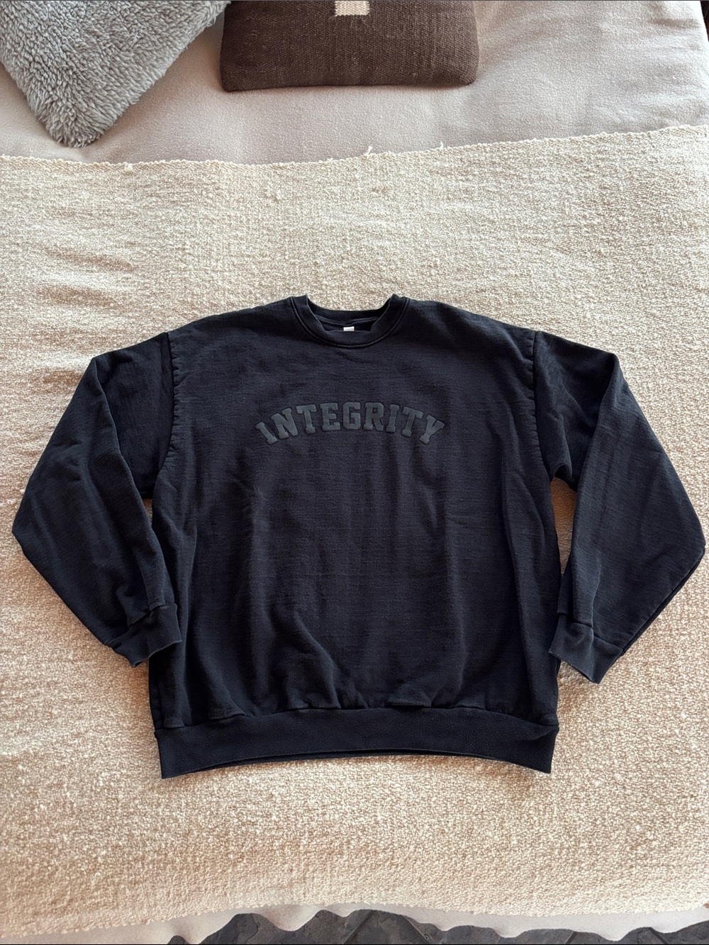 Heavyweight Cotton “Integrity” Graphic Sweatshirt